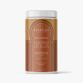 Un contenant cylindrique étiqueté ENISSATI COSMETICS NIGELLA THERAPY BTX avec un motif marron et or, contenant 1000 g (35,27 oz) de soins capillaires professionnels idéal pour le lissage brésilien, offrant des résultats de qualité salon. Parfaits pour ceux qui recherchent des les avis en lissage Enissati