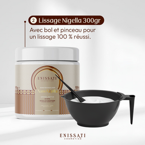 Votre Premier Kit de Lissage + Lisseur Professionnel - Gamme Nigella Therapy