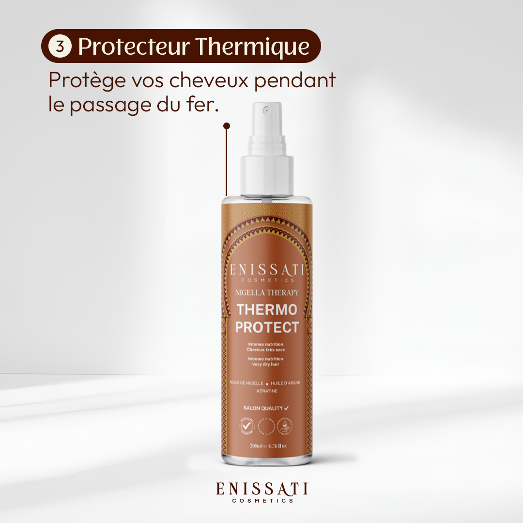 Votre Premier Kit de Lissage + Lisseur Professionnel - Gamme Nigella Therapy