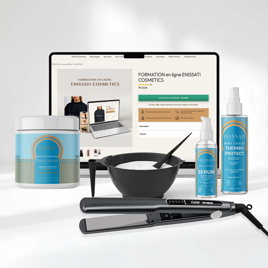 Votre Premier Kit de Lissage + Lisseur Professionnel - Gamme Hydra Therapy