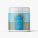 Un pot blanc orné d'une étiquette à motifs bleus et dorés ENISSATI COSMETICS HYDRA THERAPY BTX, mettant en valeur l'aloe vera, la glycérine et la kératine, idéal pour une hydratation intense. Découvrez les avis d'Enissati, parfait pour un lissage brésilien longue durée.
